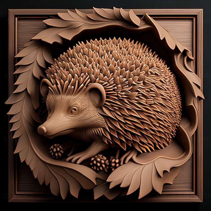 3D model hedgehog (STL)